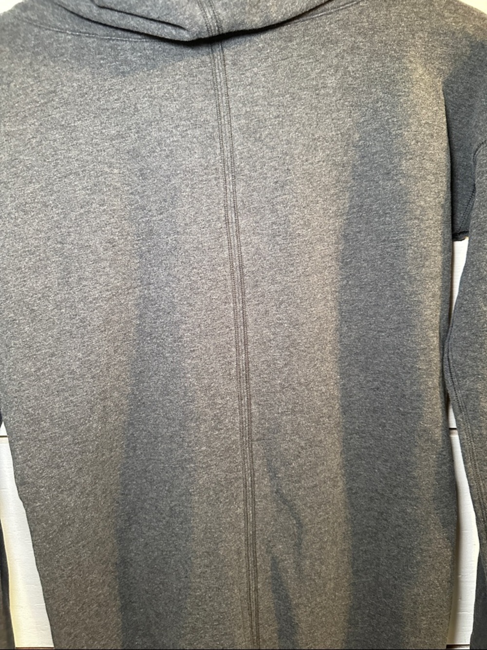 Lululemon Womens Stress Less Hoodie Heathered Dark Gray - Picture 7 of 16